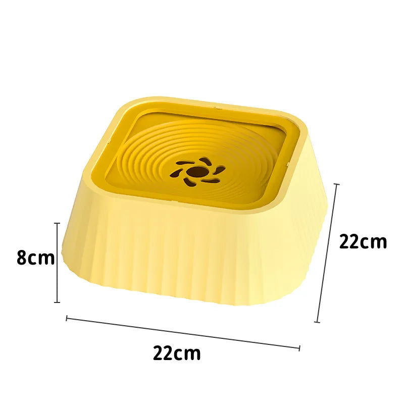 Floating Pet Water Bowl — No-Splash, Anti-Tip (1.3 L)