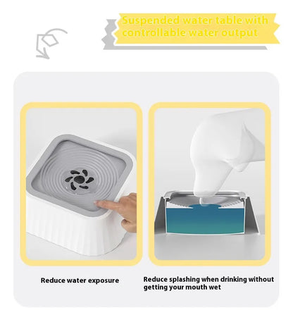Floating Pet Water Bowl — No-Splash, Anti-Tip (1.3 L)