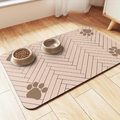 Splash-Proof Pet Feeding Mat — Quick-Drying Floor Protector