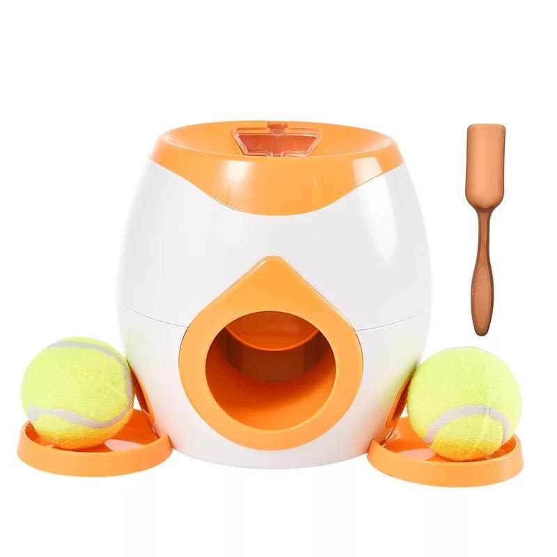 Interactive Ball-Launcher Toy & Auto Feeder for Dogs