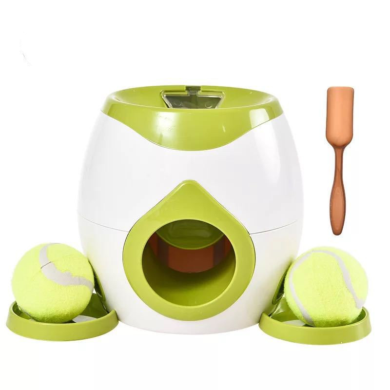 Interactive Ball-Launcher Toy & Auto Feeder for Dogs