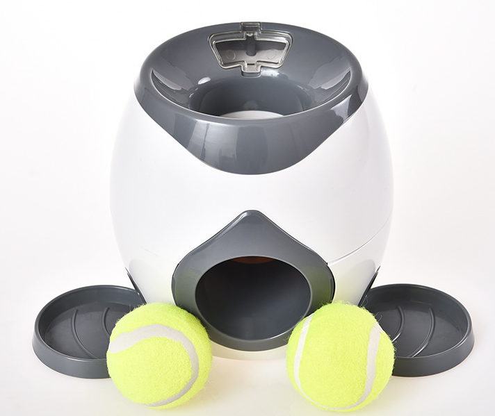 Interactive Ball-Launcher Toy & Auto Feeder for Dogs
