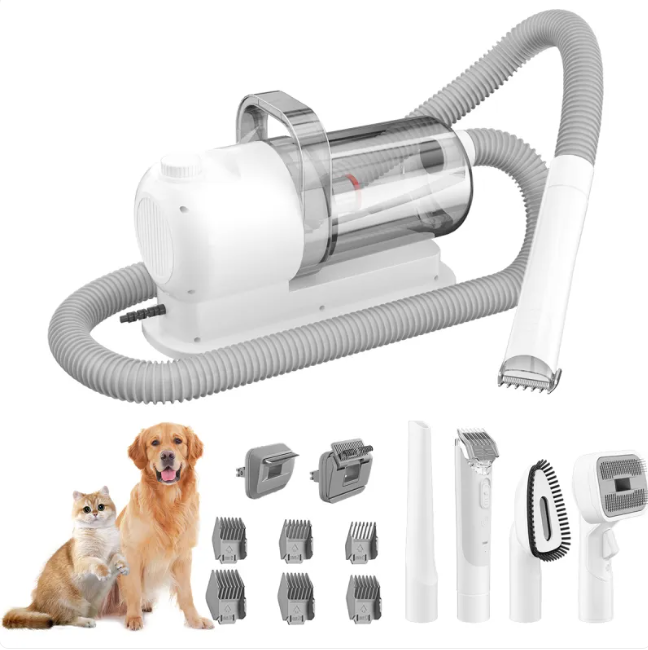 All-in-One Dog Grooming Kit with Vacuum & Clippers