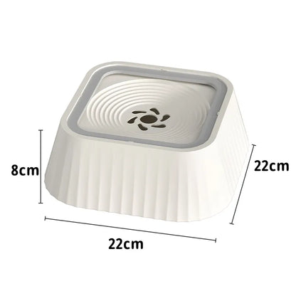 Floating Pet Water Bowl — No-Splash, Anti-Tip (1.3 L)