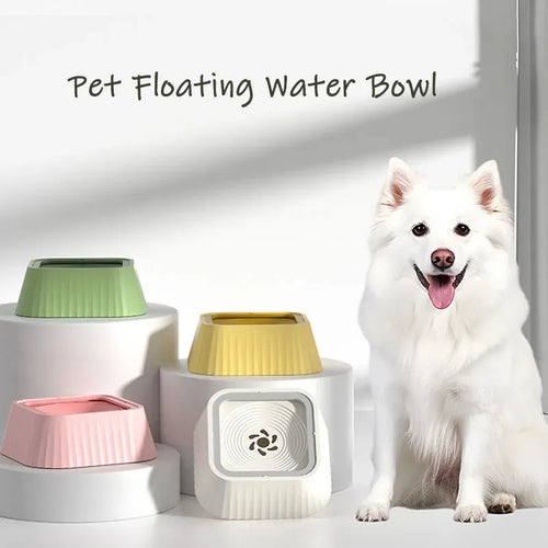 Floating Pet Water Bowl — No-Splash, Anti-Tip (1.3 L)